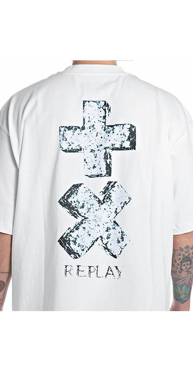 REPLAY X MAR＋IN GARRI× コラボTシャツ 詳細画像 オフホワイト 4